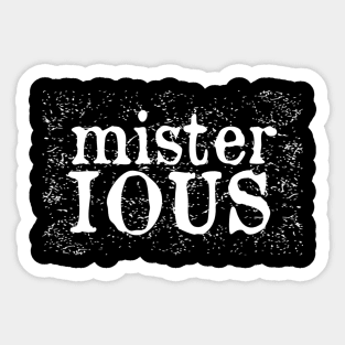 MisterIOUS Sticker